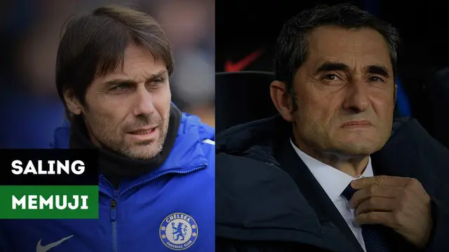 VIDEO: Chelsea Vs Barcelona, Dua Pelatih Saling Lempar Pujian