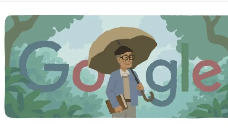 Google Doodle Sapardi Djoko Damono, (Google)