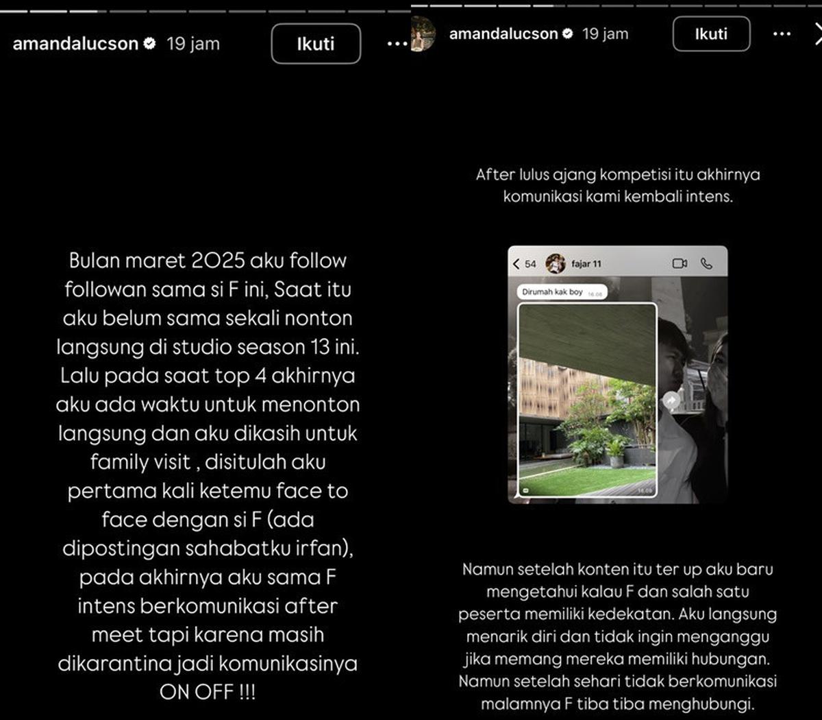 Kronologi Fajar Noor Diduga Selingkuh dengan Amanda Lucson, Shabrina Eleanor Sindir di TikTok?
