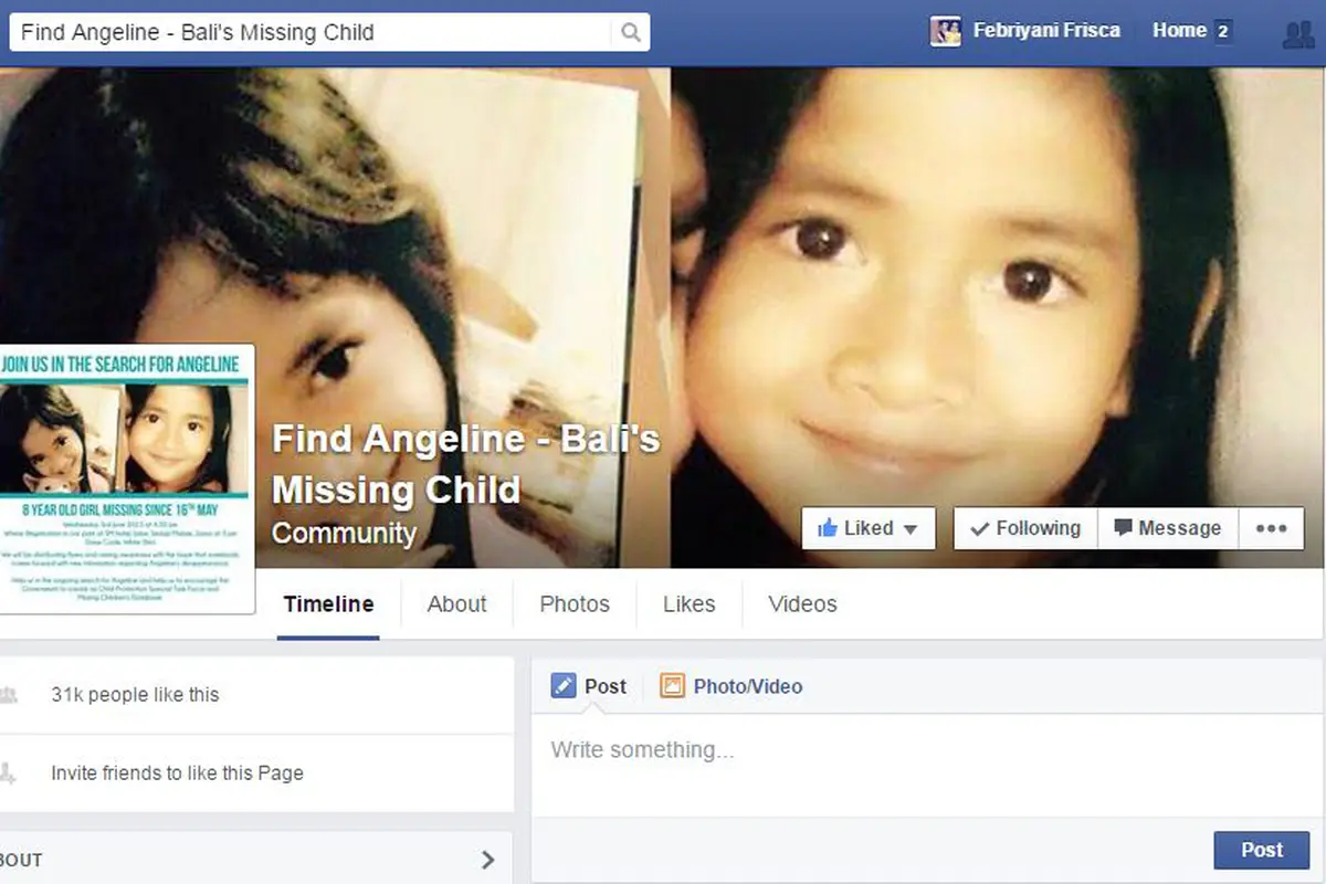 Seorang Netizen Sempat Curiga Terhadap Fanpage Find Angeline
