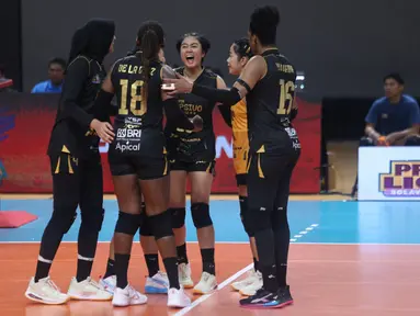 Tim voli putri Jakarta Popsivo Polwan melanjutkan tren positif pada laga lanjutan Proliga 2026 seri Pontianak. (Dok. PBVSI)
