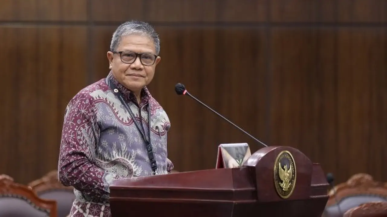 Wakil Rektor Bidang Keuangan dan Aset Universitas Andalas, Hefrizal Handra di Mahkamah Konstitusi (MK).