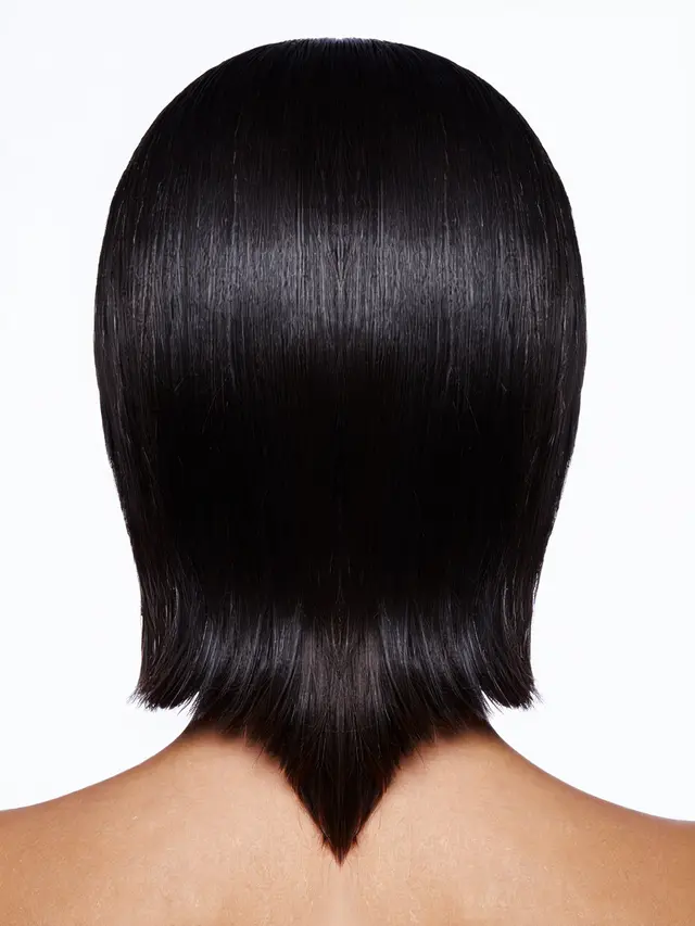 Model Rambut Segi Bertingkat untuk Rambut Tebal