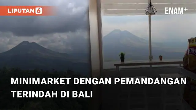 Beredar video viral yang diunggah warganet terkait minimarket dengan pemandangan indah. Minimarket tersebut berada di sekitar kawasan Gunung Batur, Bali