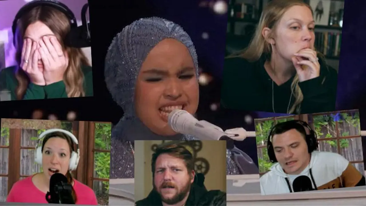 Ekspresi kecewa dan marah sejumlah bule saat mengetahui Putri Ariani gagal jadi juara America's Got Talent.