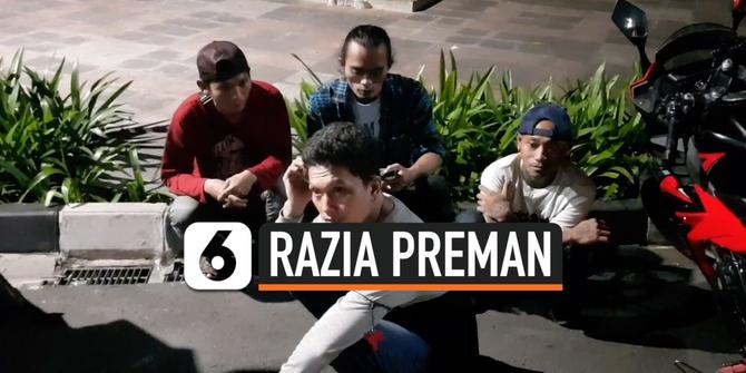 VIDEO: Razia Preman, 13 Juru Parkir Liar dan Pengamen Ditangkap