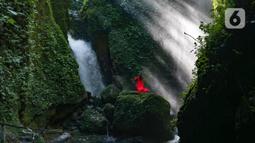 Lokasi Curug Walet Pamijahan berada tepat di kaki Gunung Salak berjarak sekitar  38 Km dari Kota Bogor. (merdeka.com/Arie Basuki)