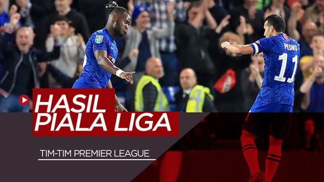 Berita video hasil laga tim-tim Premier League yang bertarung pada babak ke-3 Piala Liga 2019-2020. Siapa saja yang tersingkir?