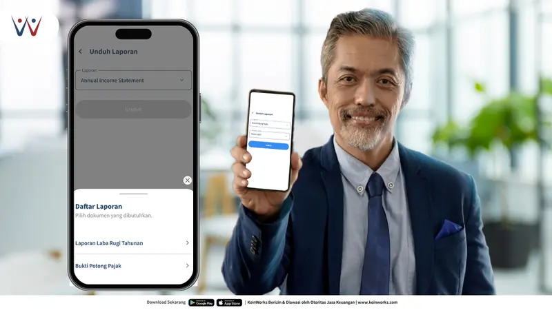 KoinWorks merilis fitur bukti potong pajak untuk memudahkan para pendana di platform P2P lending ini untuk melaporkan pajak penghasilannya.