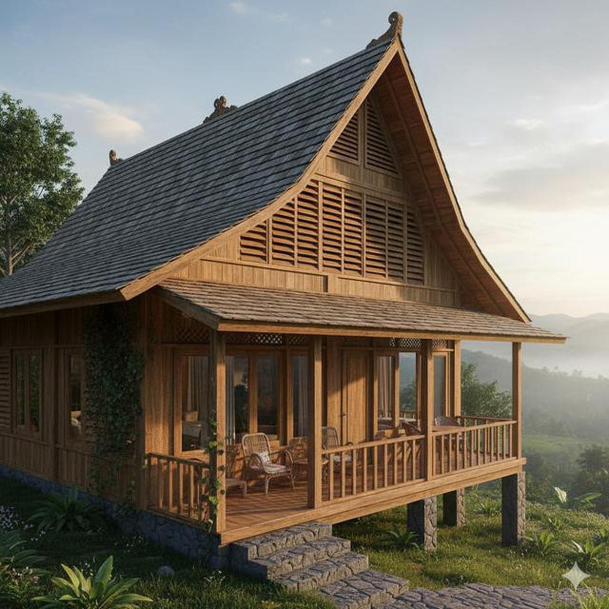 7 Model Rumah Tropis di Area Perbukitan dengan Ventilasi Alami yang Bikin Adem Sepanjang Hari, Nyaman dan Hemat Energi