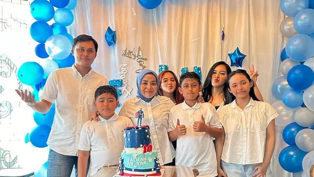 Bayi Tabung Belum Berhasil, Ini 8 Potret Kompak Muzdalifah dan Fadel Islami bareng 5 Anak