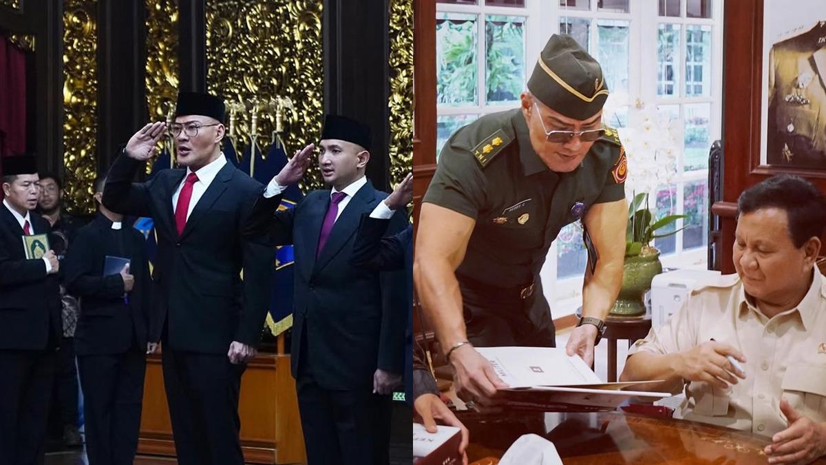 7 Potret Deddy Corbuzier Dilantik Stafsus Menhan RI, Tetap Jabat Letkol Tituler