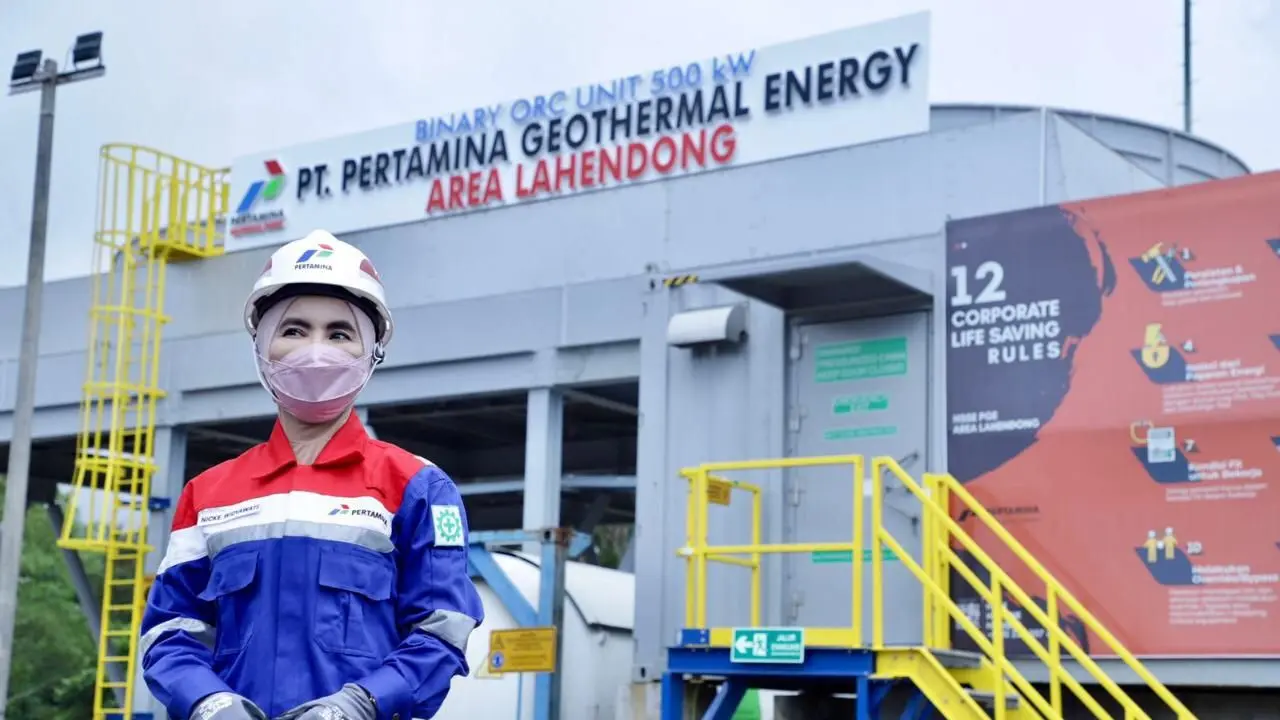 Pertamina New Renewable Energy menginisiasi peningkatan kapasitas terpasang panas bumi, melalui penerapan teknologi Binary dengan membangun Binary Unit (Dok Pertamina)