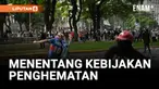 PARA PENSIUNAN DAN PENGGEMAR SEPAK BOLA ARGENTINA BENTROK DENGAN POLISI MENENTANG KEBIJAKAN PENGHEMATAN