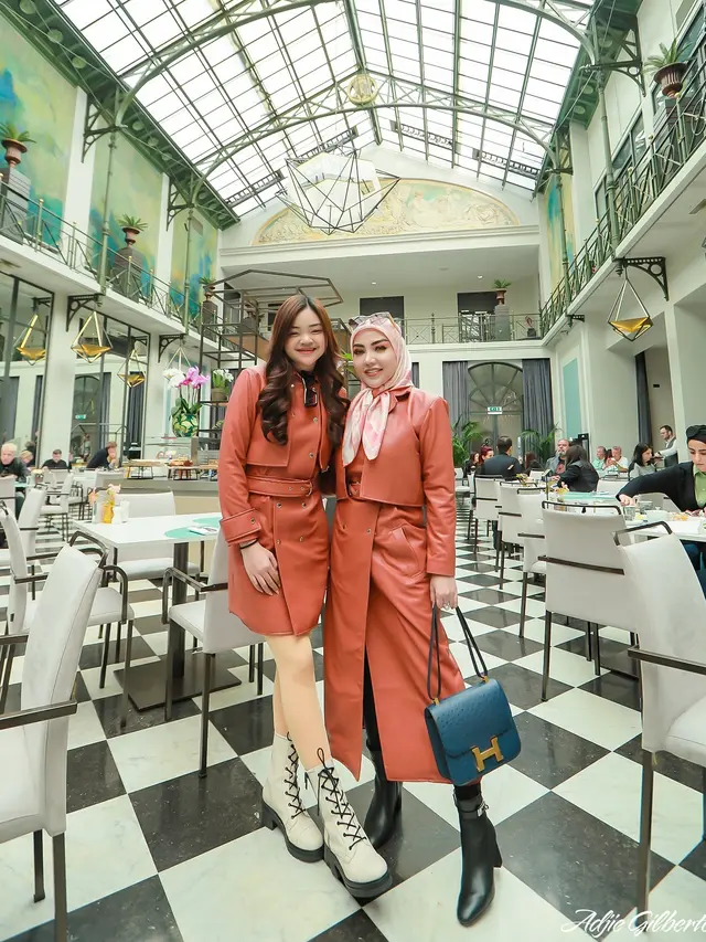 7 Potret Bella Shofie Liburan ke Paris, Kompak Bareng Anak Sambung