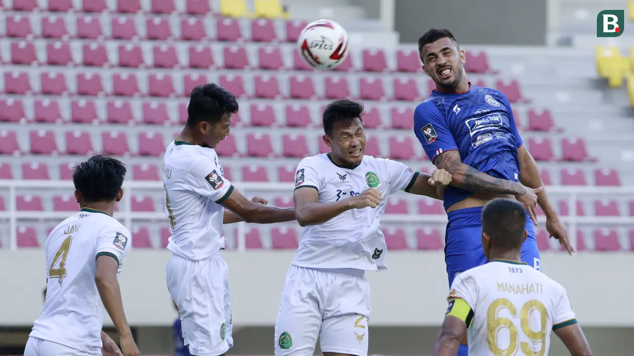 Pertandingan Piala Menpora 2021 Arema FC Melawan Persikabo 1973