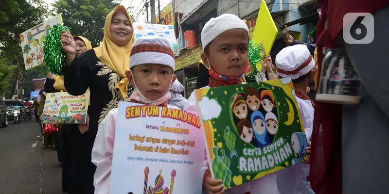 FOTO: Pawai TK Islam Sambut Ramadan 1443 Hijriah