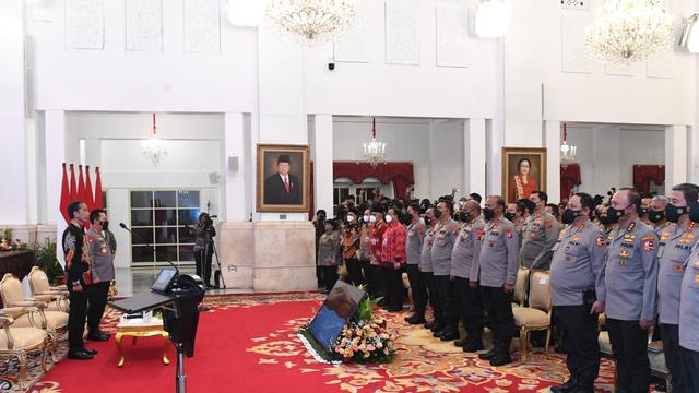 Momen Jokowi Kumpulkan Kapolres Seluruh Indonesia di Istana