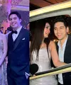 Nia Ramadhani tampil memukau dalam one shoulder dress hitam berpotongan high slit yang memberikan kesan elegan dan modern. Ia datang bersama sang suami, Ardi Bakrie, yang mengenakan setelan serba hitam, melengkapi penampilan serasi mereka di malam perayaan tersebut. [@marshanda99].