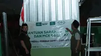 Pembangunan masjid yang dilakukan NU Peduli ini sebagai wujud komitmen memberikan bantuan kepada warga terdampak (Istimewa)