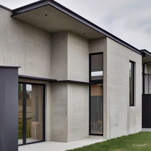 Lisplang Beton dengan Aksen Industrial: Kokoh & Elegan