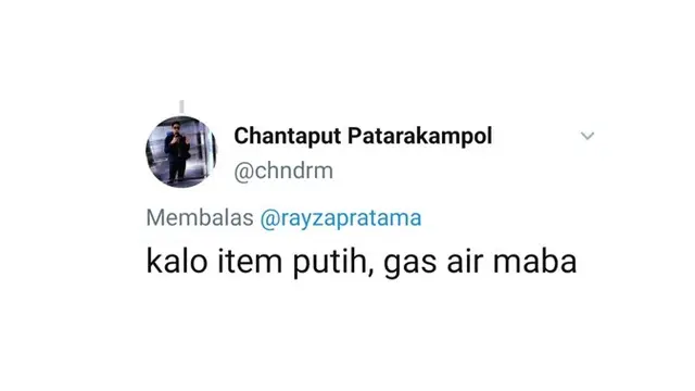 6 Pelesetan Gas Air Mata ala Warganet Ini Bikin Ketawa Geli