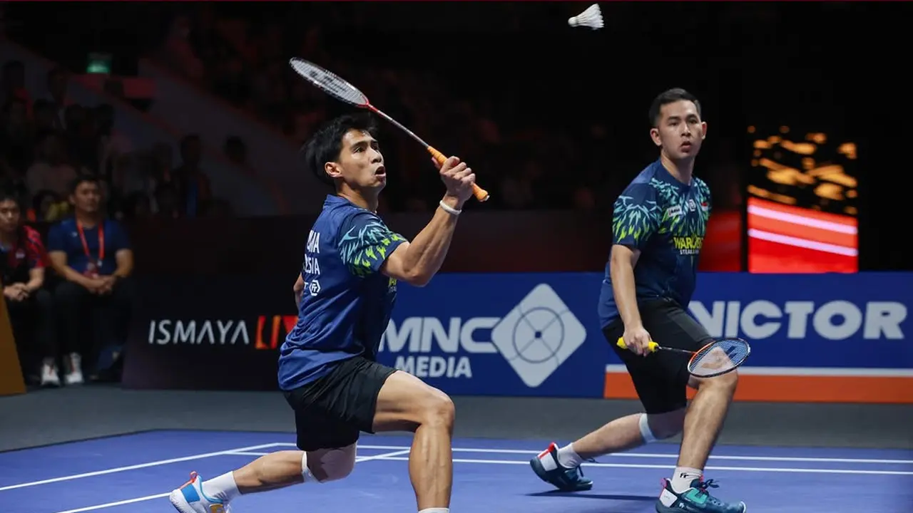 Sabar Karyaman Gutama/Moh Reza Pahlevi Isfahani - Indonesia Open 2025 - Bulu Tangkis