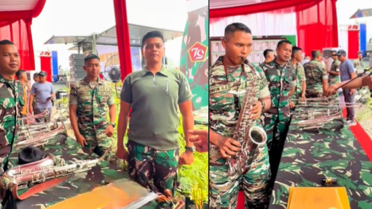Kolonel Edward Sitorus Terkesima Melihat Prajurit TNI Mainkan Biola dan Saksofon