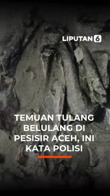 Temuan Tulang Belulang di Pesisir Aceh, Ini Kata Polisi