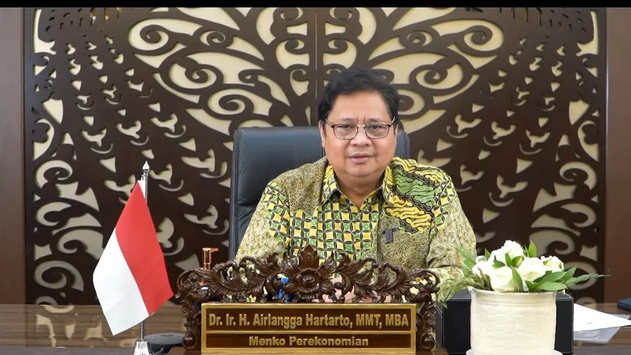 Menteri Koordinator Bidang Perekonomian Airlangga Hartarto