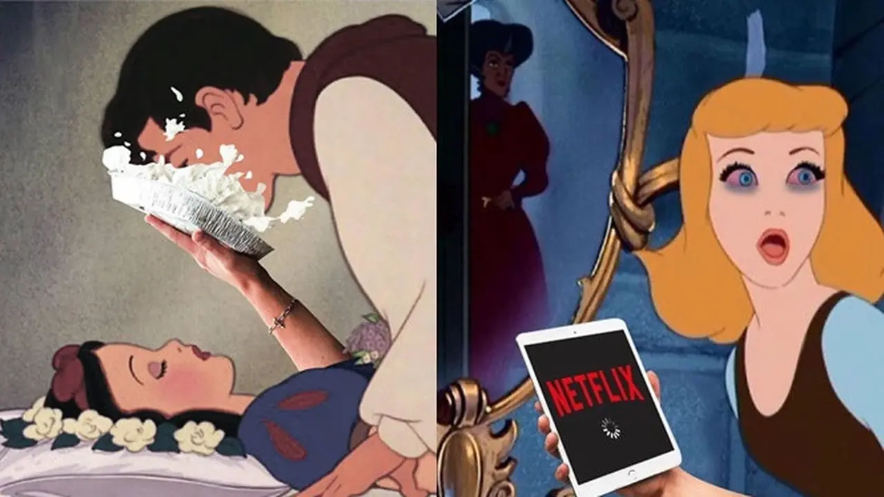 6 Editan Foto Kelakuan Nyeleneh Tokoh Disney Ini Bikin Geleng Kepala