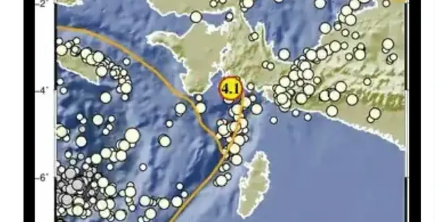 Minggu Pagi, Gempa Magnitudo 4 Guncang Papua Barat dan Gorontalo