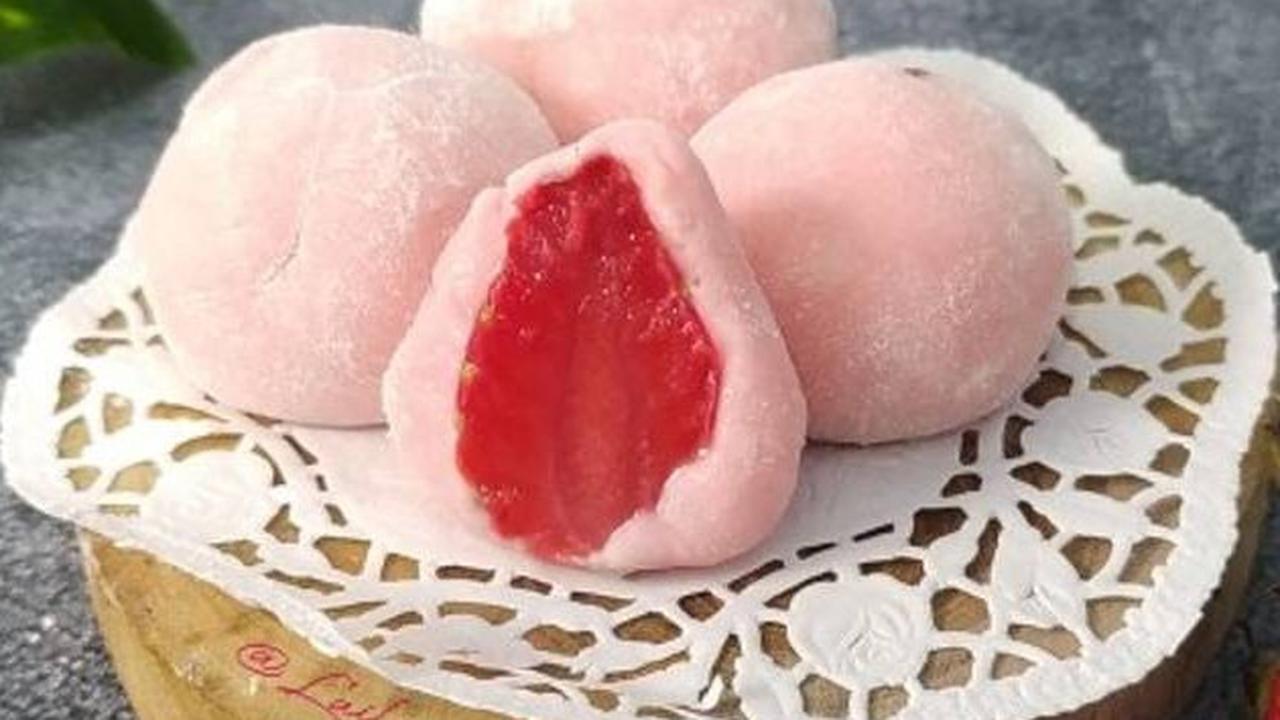 Resep Membuat Mochi Strawberry