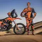 Pembalap MotoGP, Danilo Petrucci bakal mentas di ajang Reli Dakar 2022. (Istimewa)