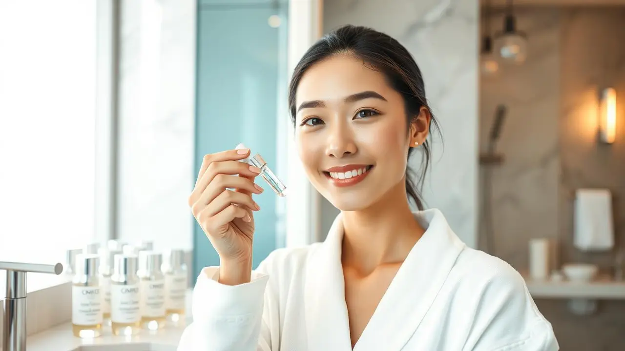 Cara pakai serum wajah (Foto: AI)