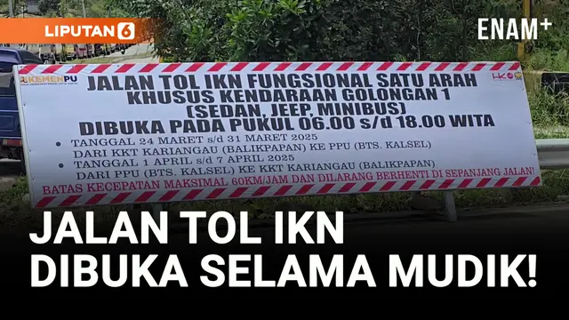 VIDEO: Jalan Tol Pulau Balang ke IKN Dibuka Untuk Pemudik
