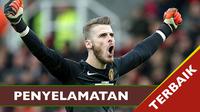 Video lima penyelamatan penalti terbaik di Liga Elit Eropa musim 2015-2016, David De Gea menjadi pahlawan Manchester United.