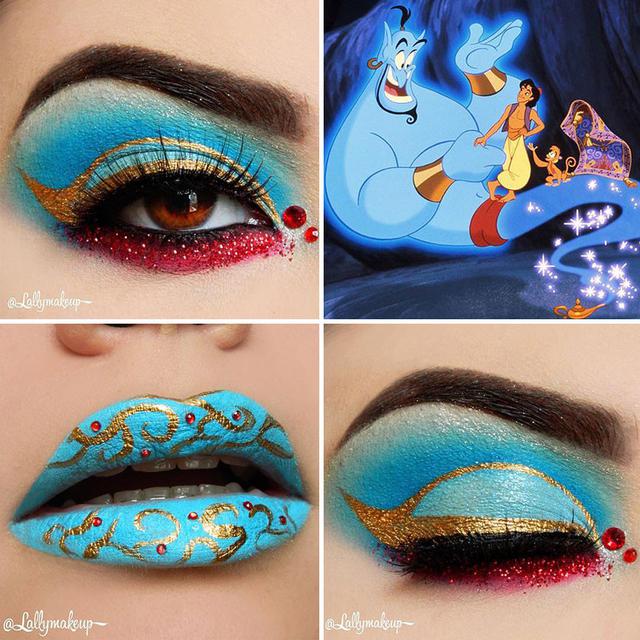 7 Potret Makeup Bibir dan Mata yang Terinspirasi Karakter Disney