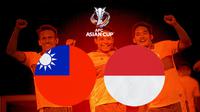 Kualifikasi Piala Asia - Chinese Taipei Vs Indonesia (Bola.com/Adreanus Titus)