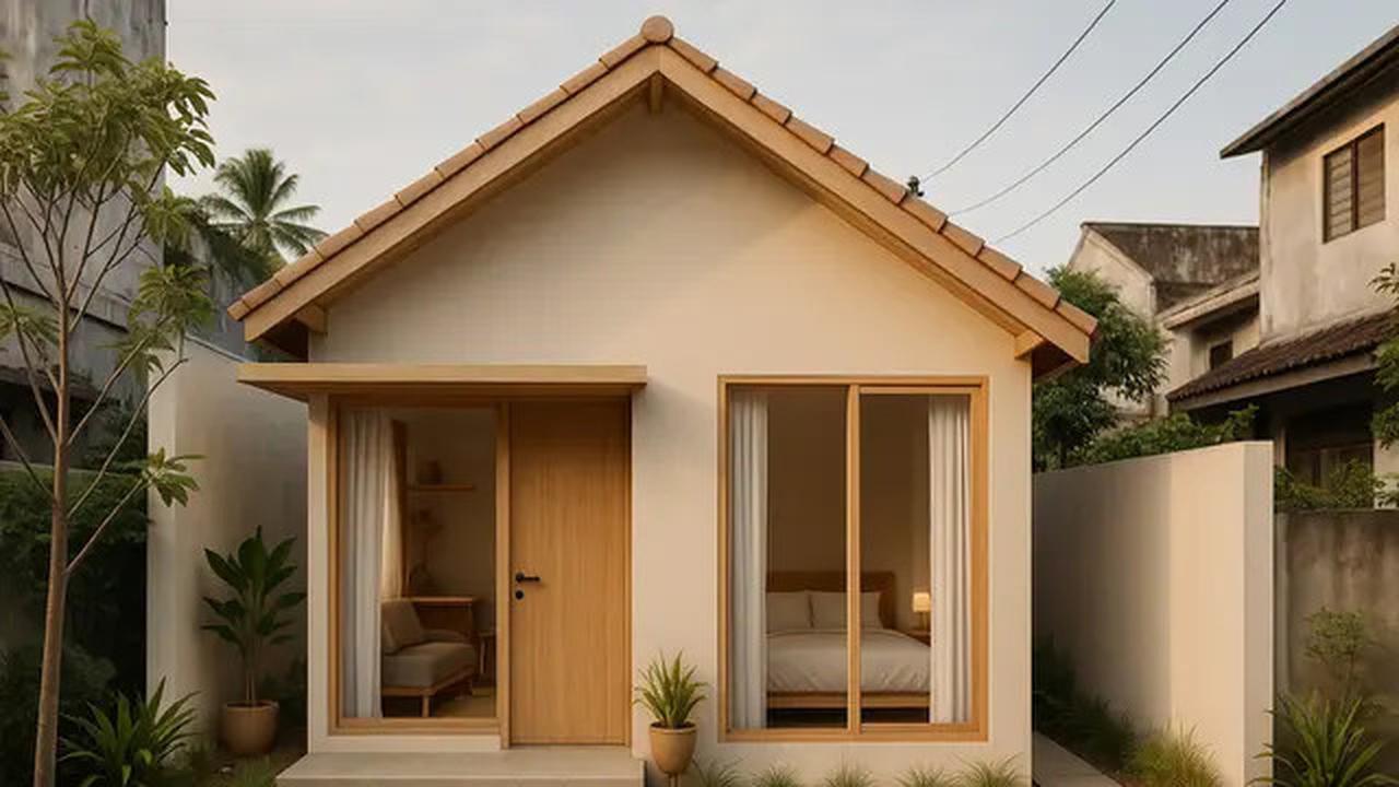 8 Rumah Tipe Minimalis Modern 1 Kamar Tidur di Perkotaan, Kecil Tapi Nyaman