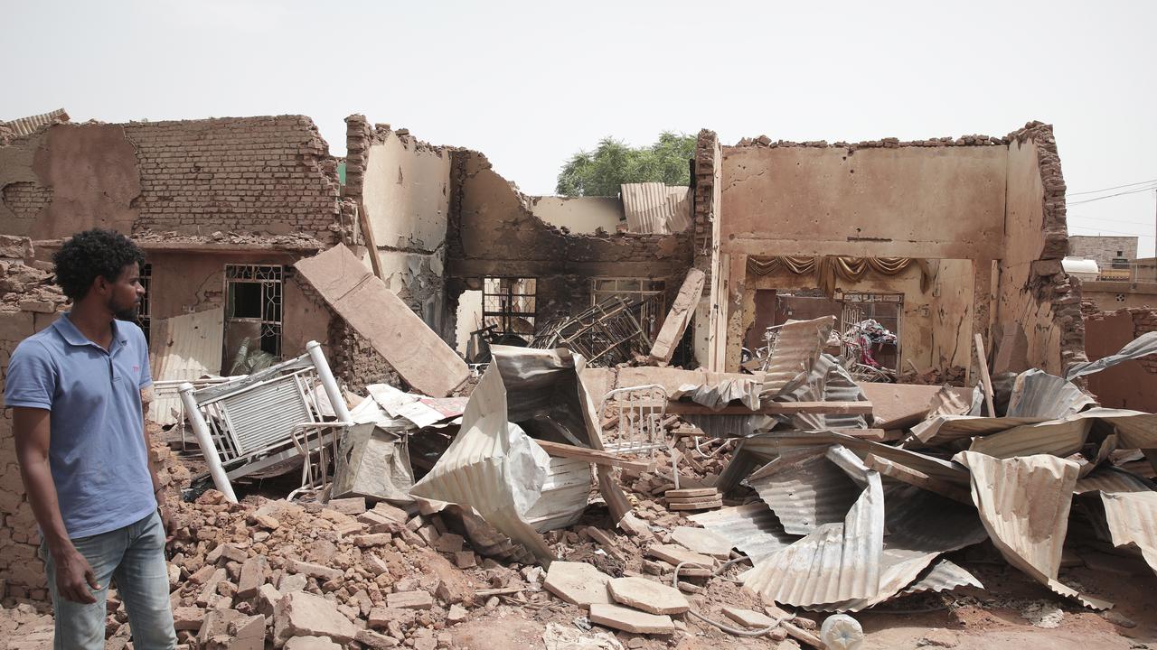 Potret Rumah-Rumah Warga Sudan Hancur Akibat Perang