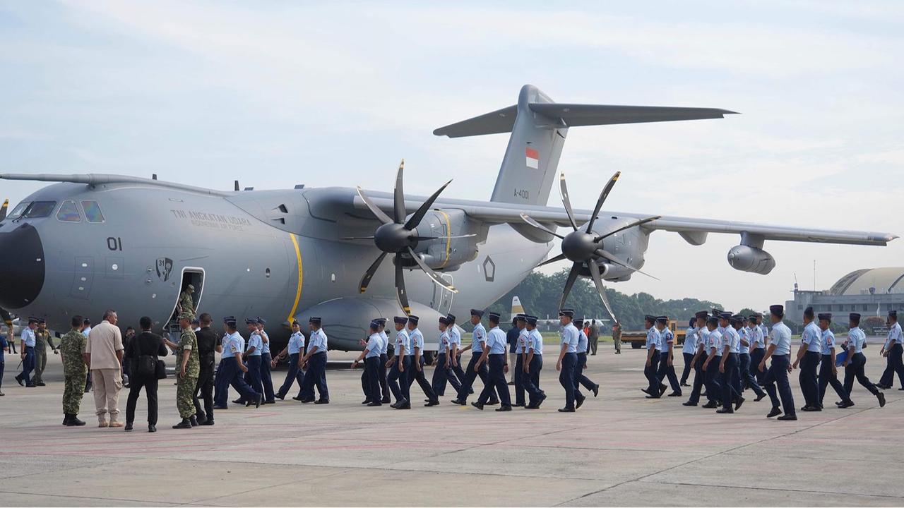 FOTO: Presiden Prabowo Serahkan Pesawat Jumbo A400M untuk Perkuat TNI AU