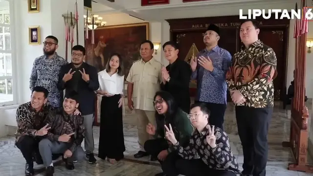 Prabowo Subianto dan Belasan Influencer