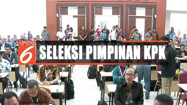 104 Capim KPK Ikuti Tes Psikologi