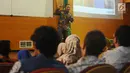 Trainer, Rdwan Abadi memberikan materi motivasi pada Festival Trainer Nasional di Jakarta, Minggu (7/1). Festival Trainer Nasional dilaksanakan serentak di 30 kota besar di Indonesia. (Liputan6.com/Helmi Fithriansyah)