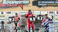 Marc Marquez hanya menjadi runner-up dalam ajang balap motor trail Superprestigio Dick Track, di Palau Sant-Jordi, Barcelona.