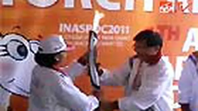 Obor ASEAN Para Games 2011 Diarak