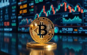 Aset digital kripto Bitcoin. (Foto by AI)