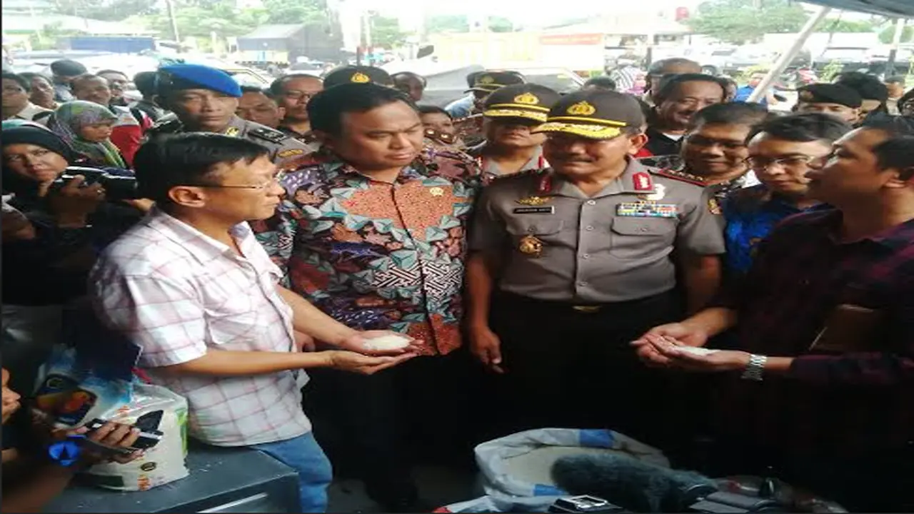 Menteri Perdagangan Sidak ke Pasar Cipinang