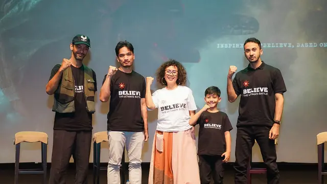 Produser Celerina Judisari dan Syaiful Wathan dalam konferensi pers film Believe: The Ultimate Battle di Jakarta, November 2024. (Foto: Dok. Istimewa)